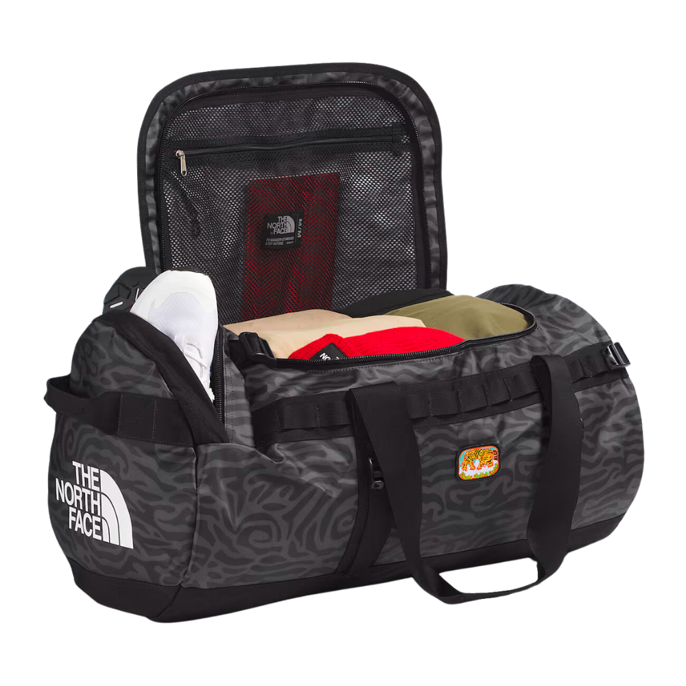 The North Face Base Camp Duffel 71L TNF Black TNF Tiger Stripe