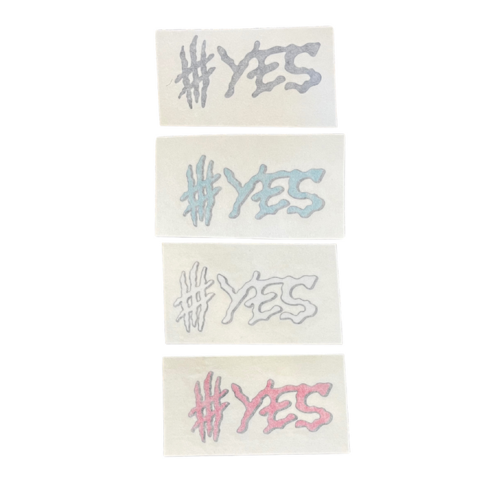 YES. Vinyl Decal Sticker Pack (4 Count)