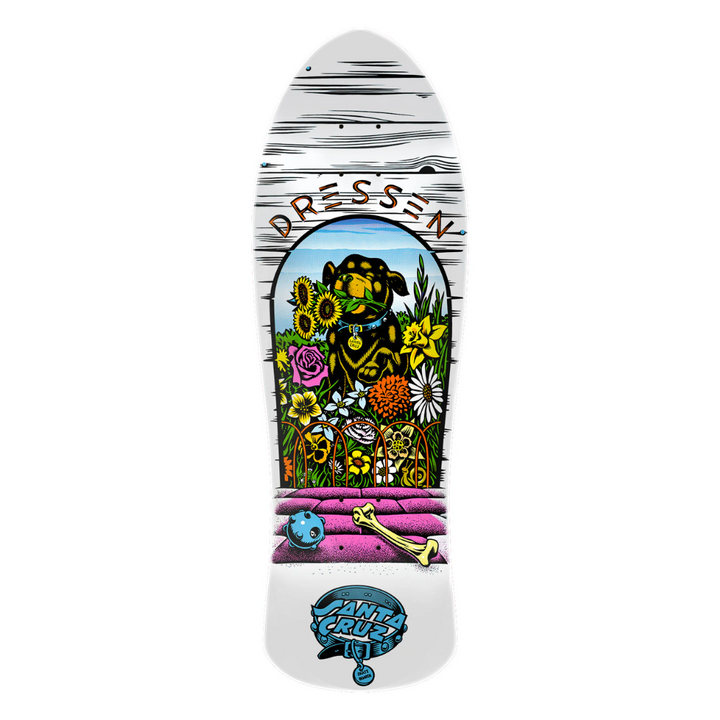 Santa Cruz Dressen Pup Reissue Deck 9.5" x 29.44"