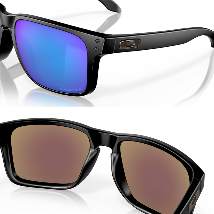 Oakley Holbrook Xl Sunglasses Matte Black (Prizm Sapphire Polarized)