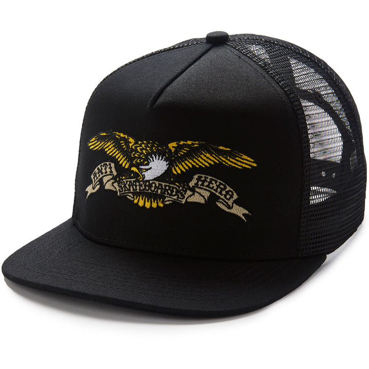 Anti-Hero Eagle Embroidered Trucker Hat Black