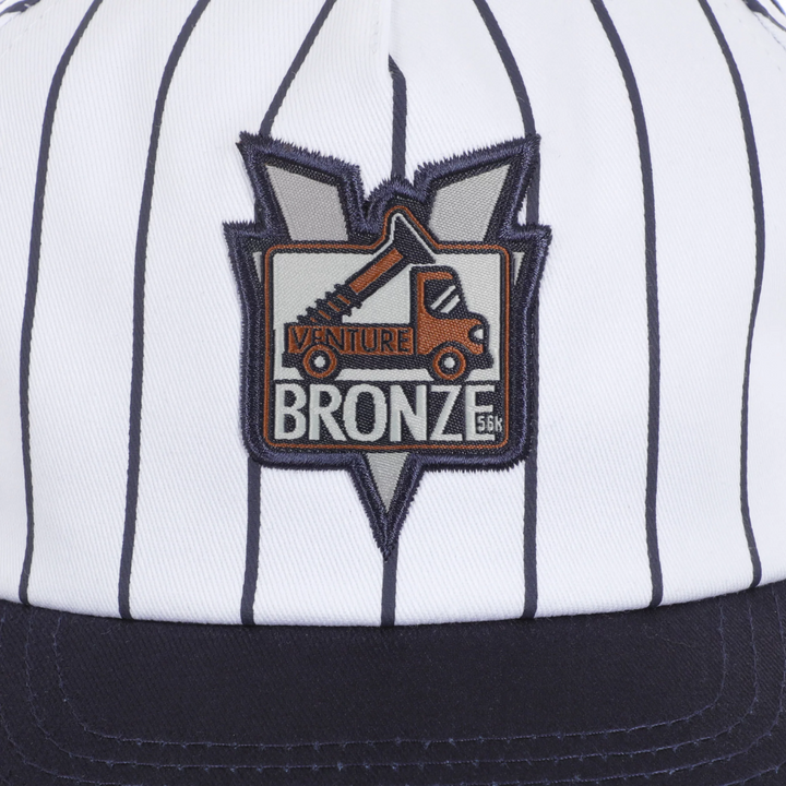 Venture X Bronze Pickup Snapback Hat White/Navy