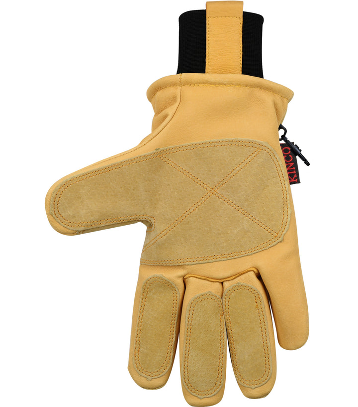 Kinco 901 Lined Premium Grain & Suede Pigskin Omni Cuff Gloves