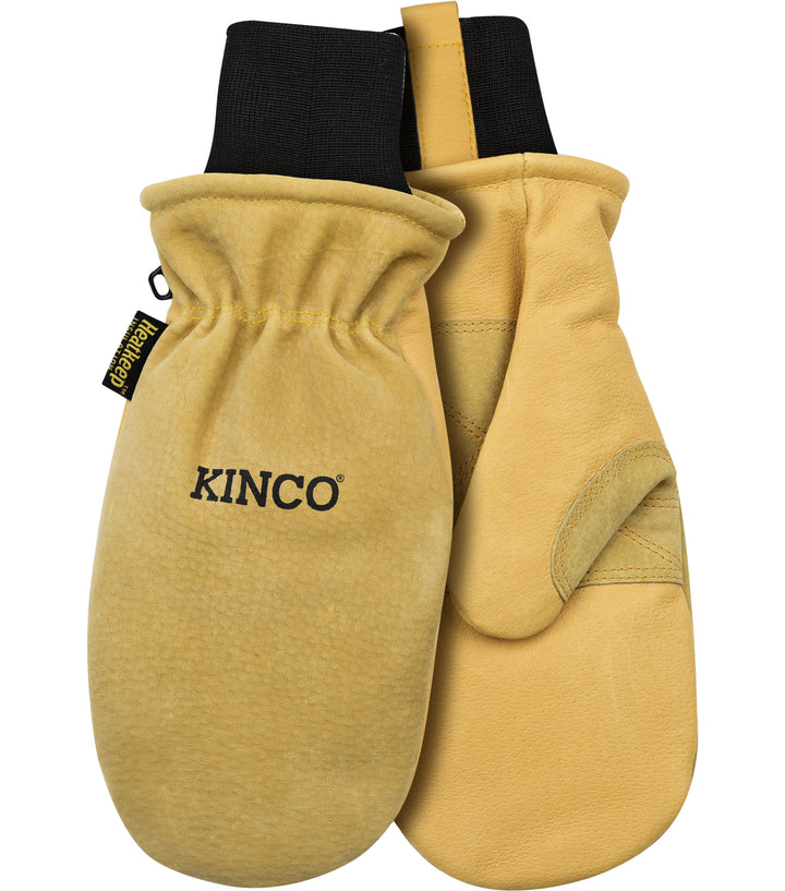Kinco 901T Lined Premium Grain & Suede Pigskin Omni Cuff Mitt