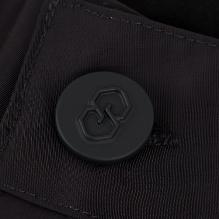 Souvenir Pleated Chino Snowboard Pant Black