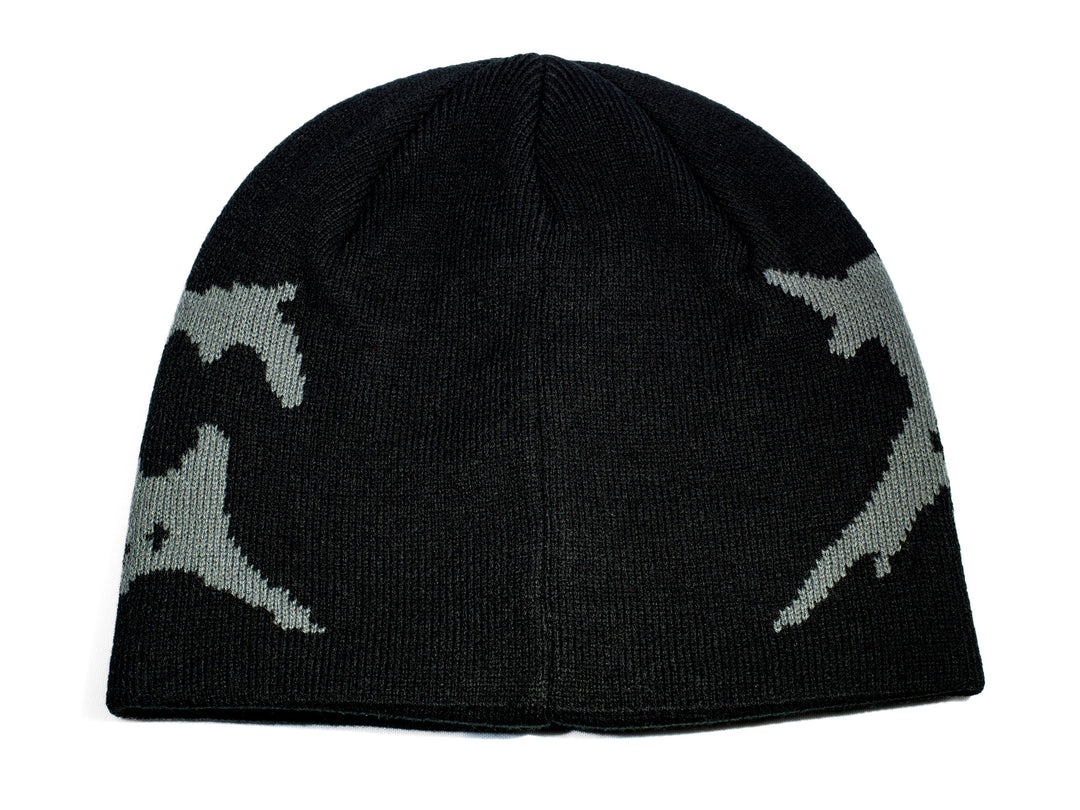 Public Splat Skully Beanie - Black