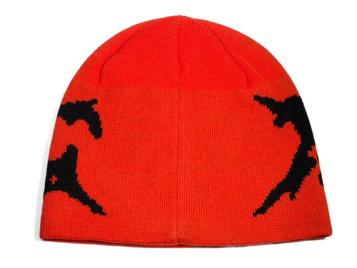 Public Splat Skully Beanie - Red