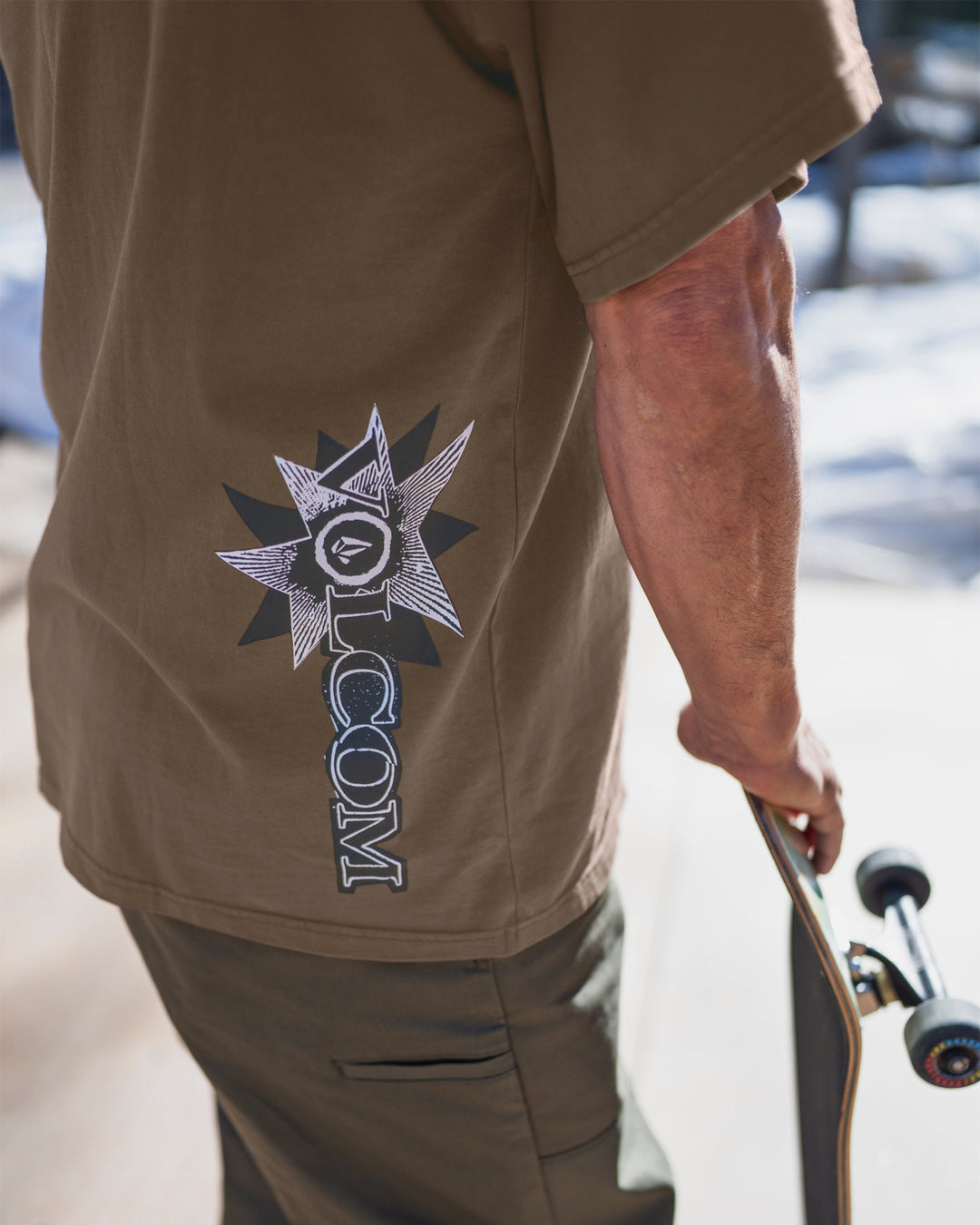 Volcom Bryan Iguchi Valley T-Shirt Dark Earth