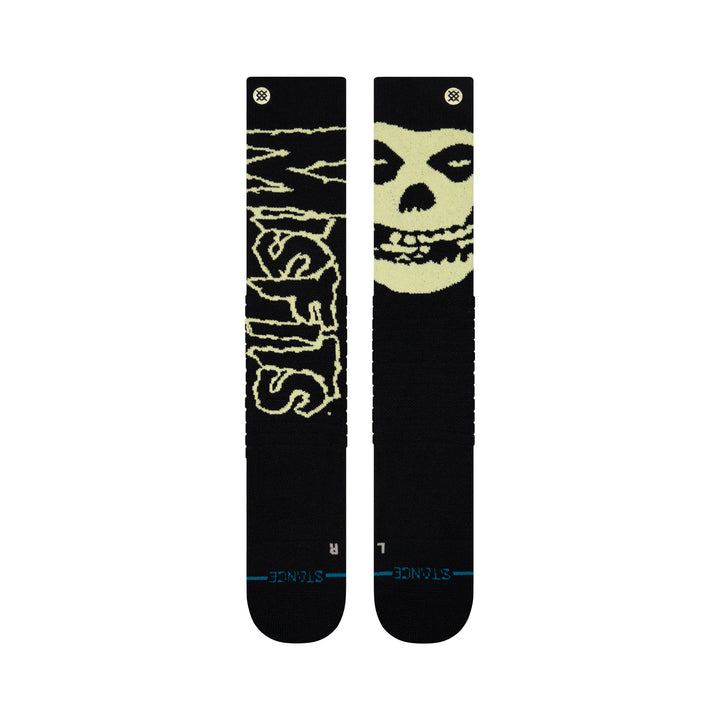 Stance x Misfits Performance Wool OTC - Snow Socks / Black