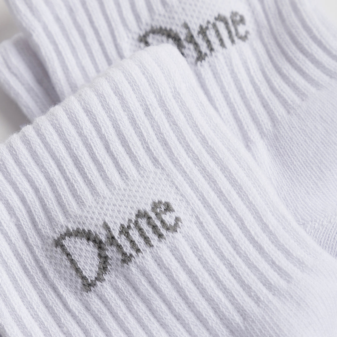 Dime Classic 2 Pack Socks White