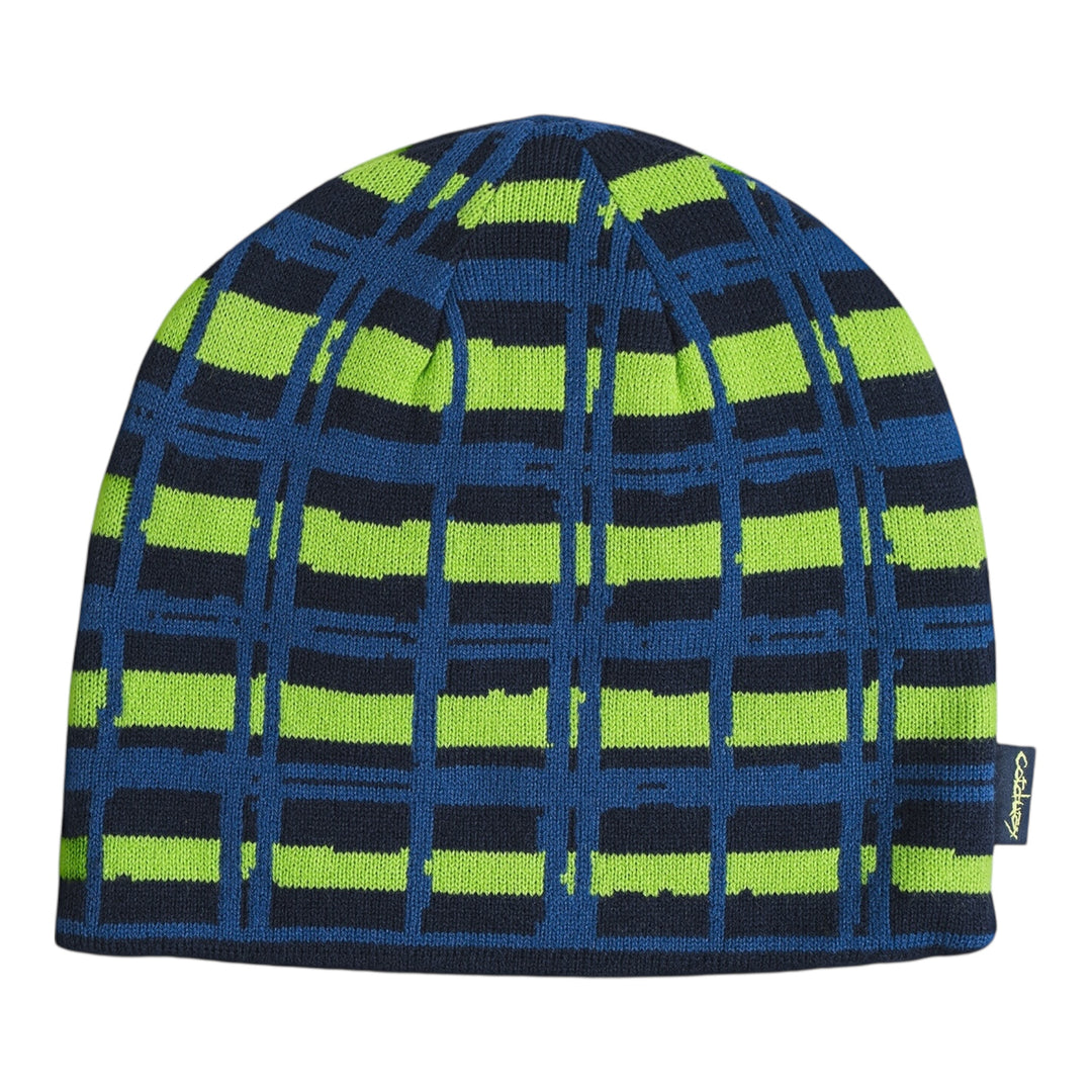 Corduroy Tartan By Justin Phipps Beanie Midnight