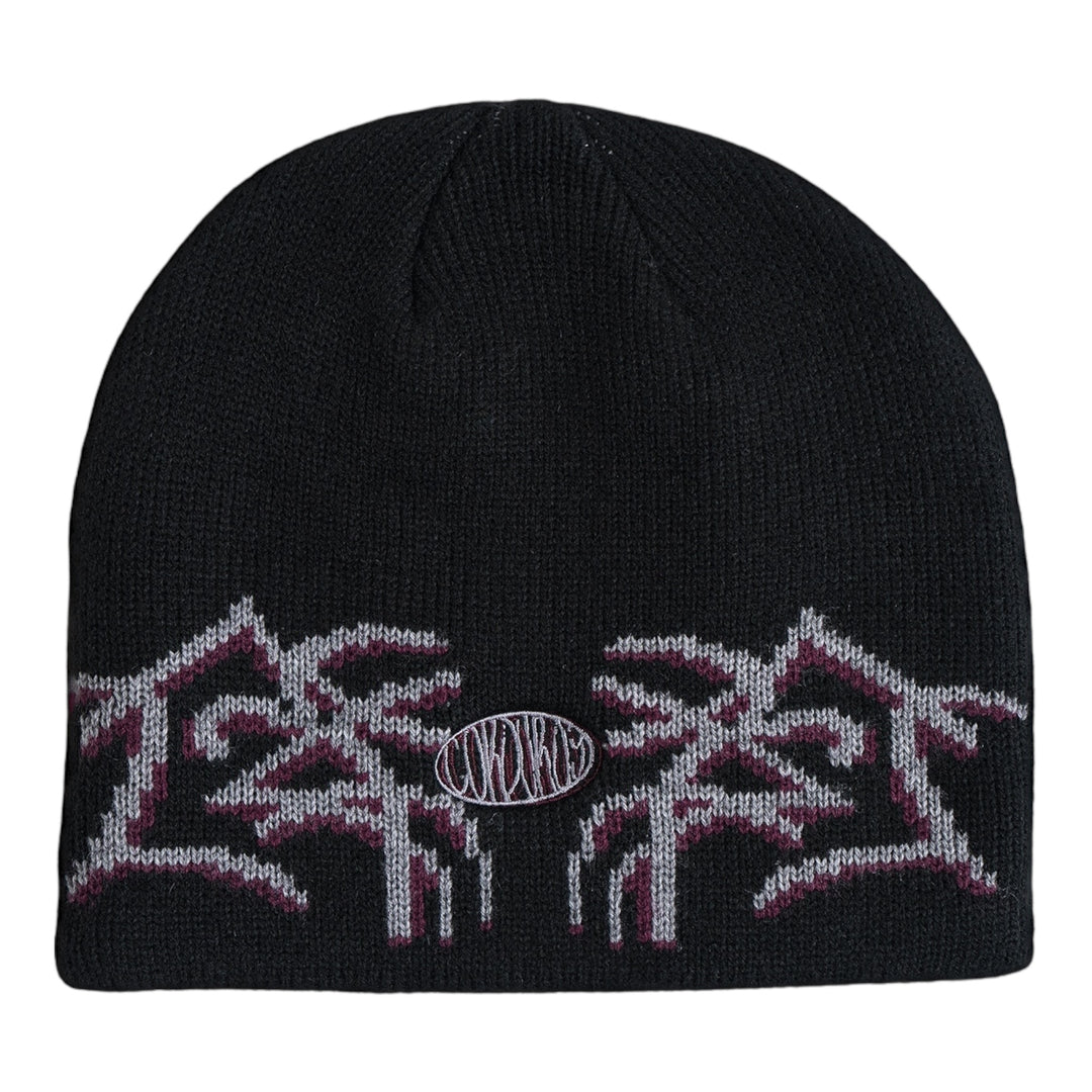 Corduroy Airbrush By Egan Wint Beanie Black