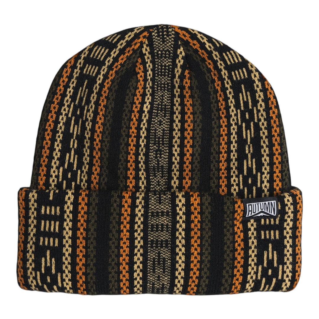 Autumn Knapsack Beanie Black