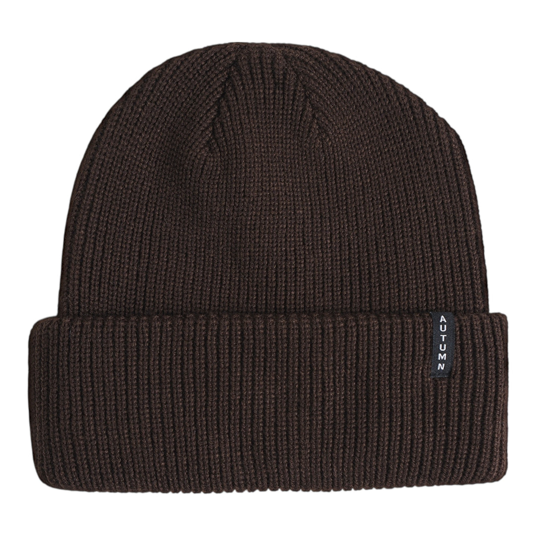 Autumn Select Solid Beanie Brown
