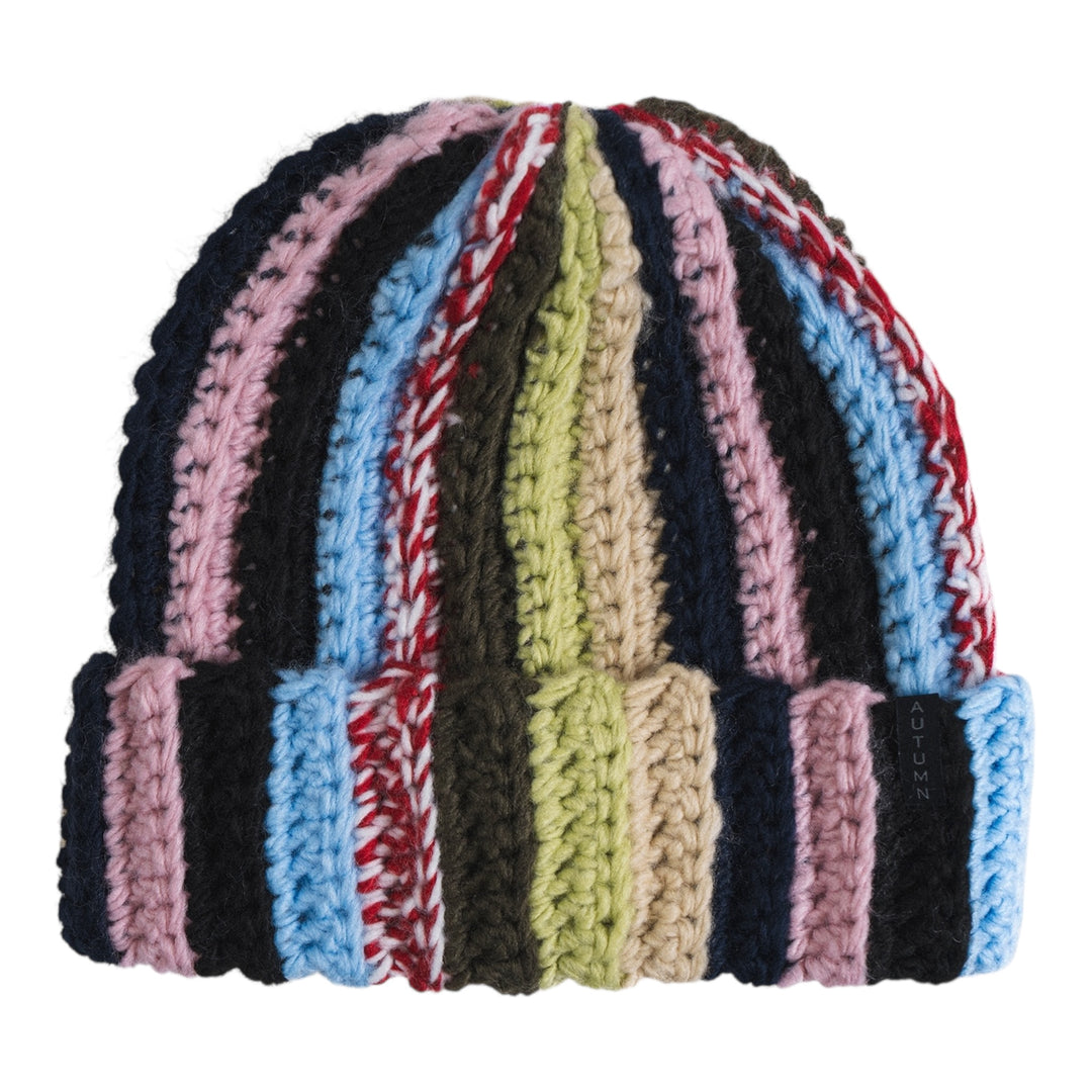 Autumn Patchwork Beanie Lemonade