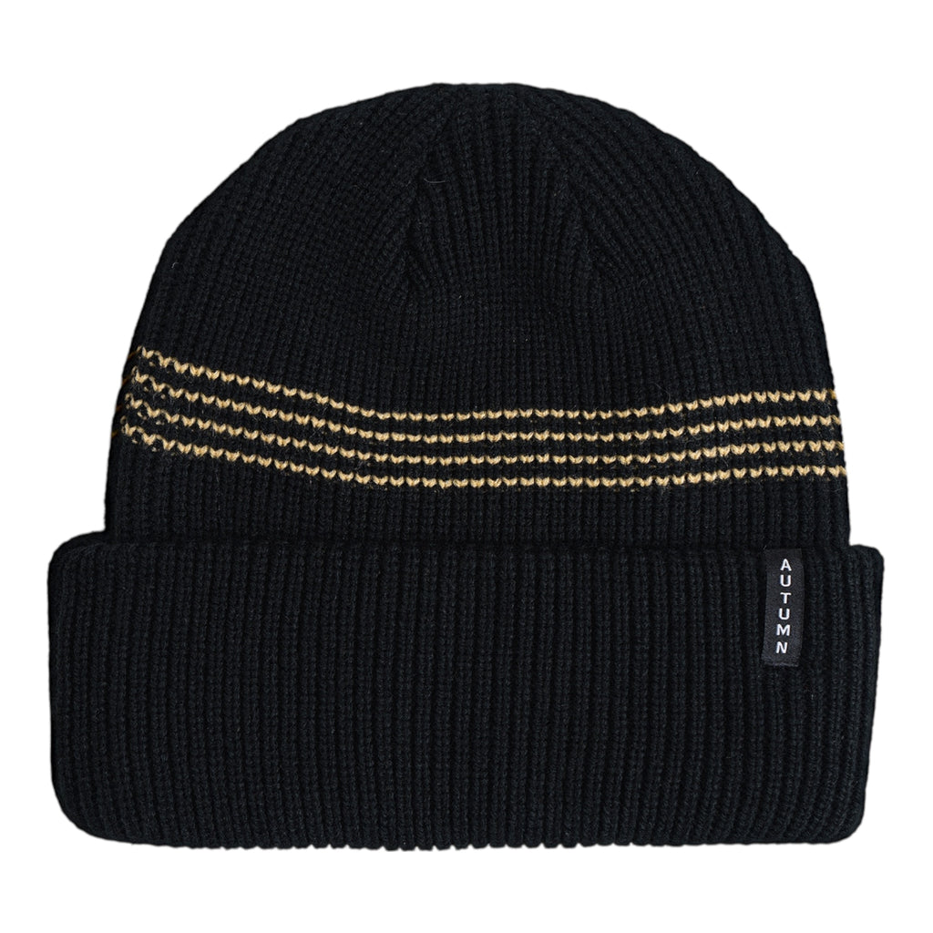 Autumn Mini Stripe Beanie Black – Eastern Boarder