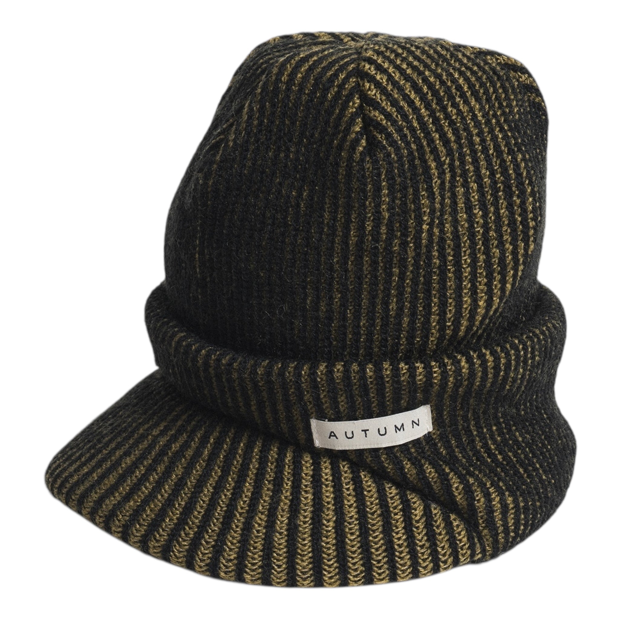 Autumn Cord Visor Beanie Black – Eastern Boarder
