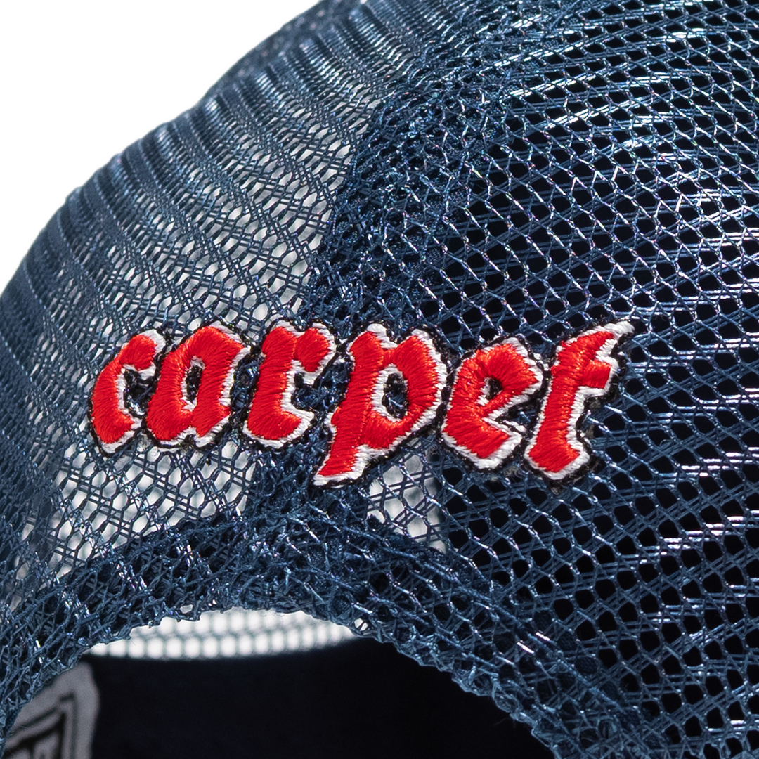 Carpet Iron Ankh Hat - Navy