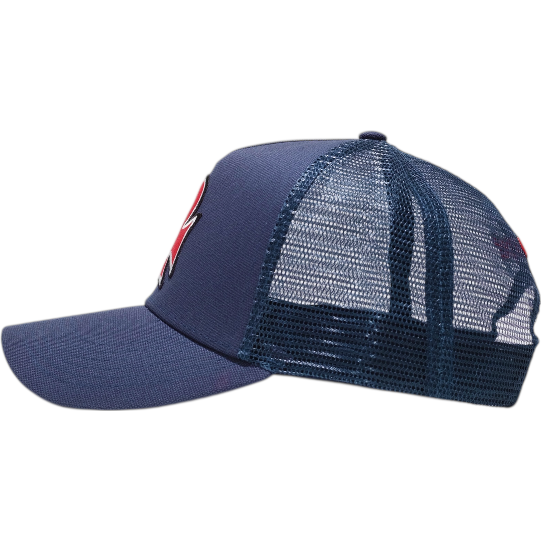 Carpet Iron Ankh Hat - Navy