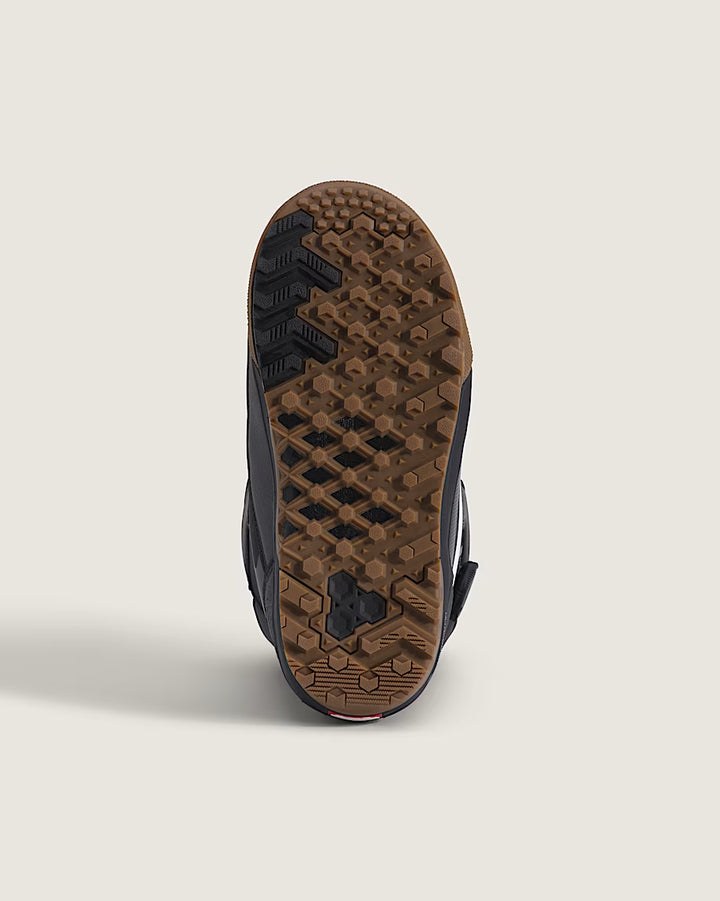 Vans Aura Pro 2.0 Snowboard Boots Black/White/Gum Brown