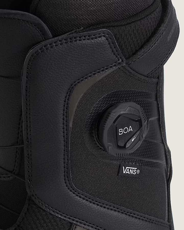 Vans Aura Pro 2.0 Snowboard Boots Black/White/Gum Brown