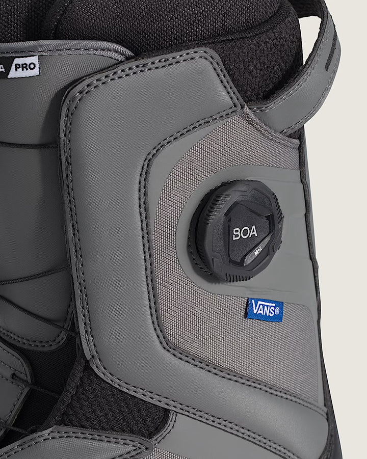 Vans Aura Pro 2.0 Snowboard Boots Pewter Gray/Black