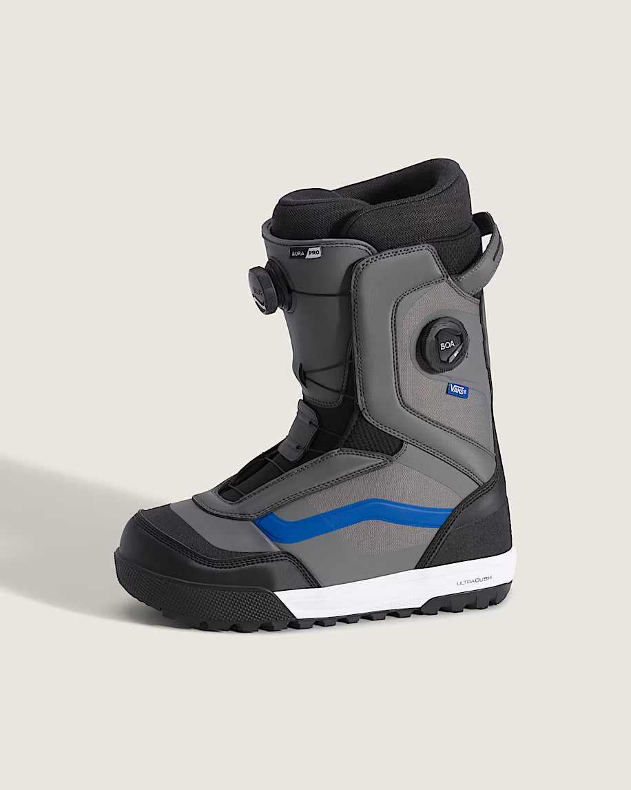 Vans Aura Pro 2.0 Snowboard Boots Pewter Gray/Black