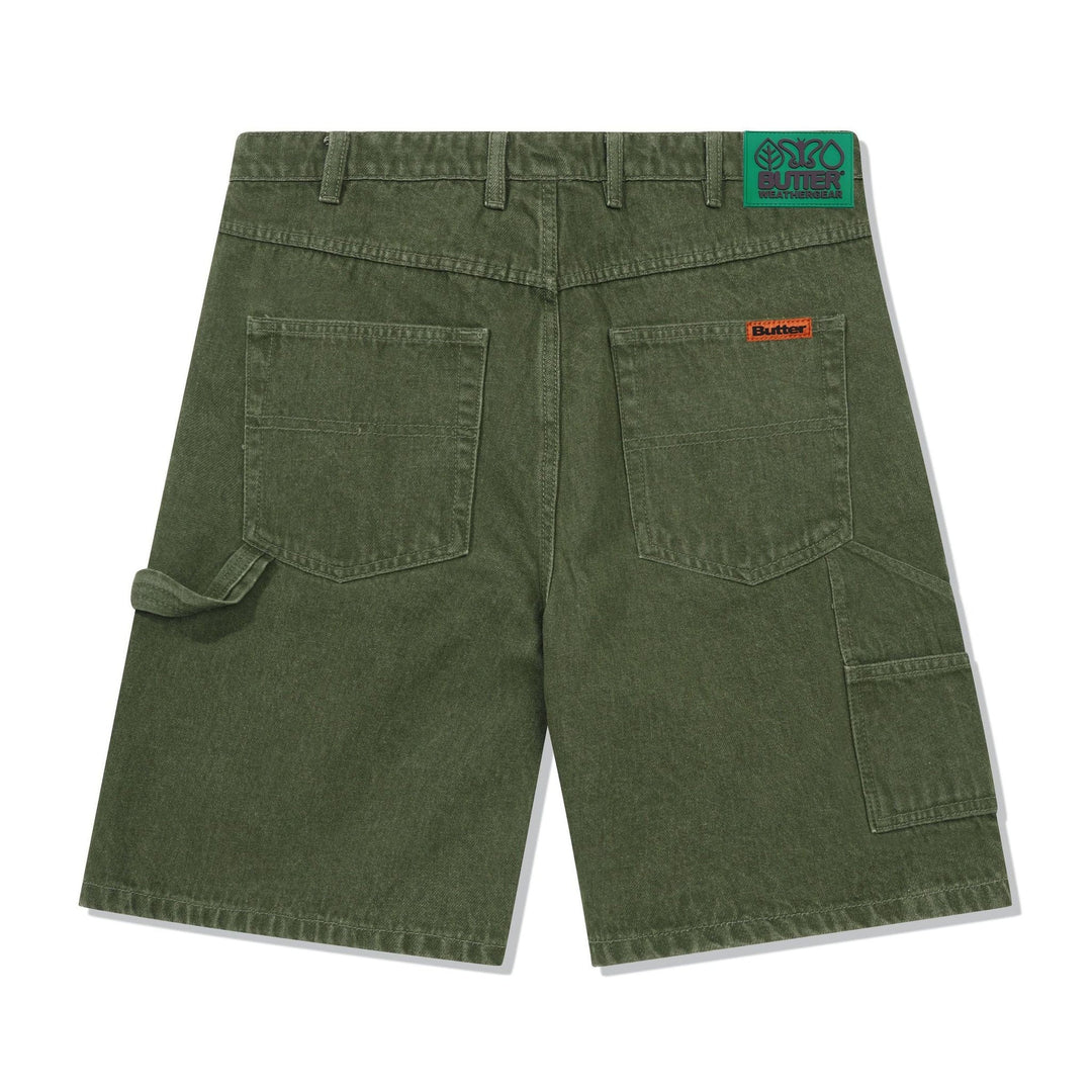 Butter Goods Weathergear Denim Shorts Faded Army