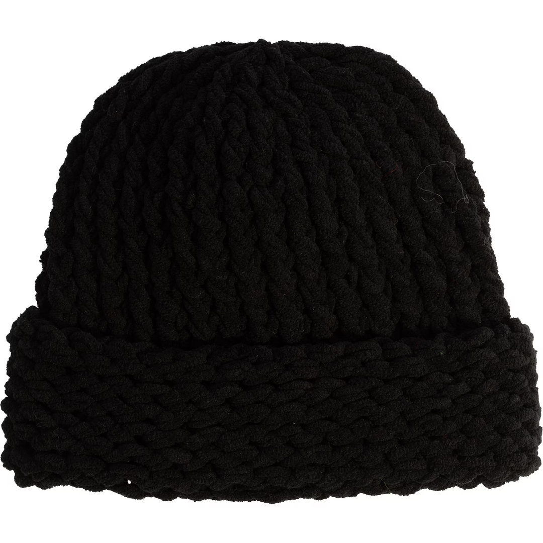 Lampshade Cuffed Beanie Black
