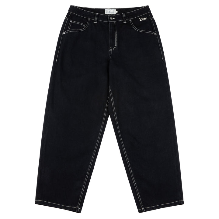 Dime Baggy Denim Pants Black