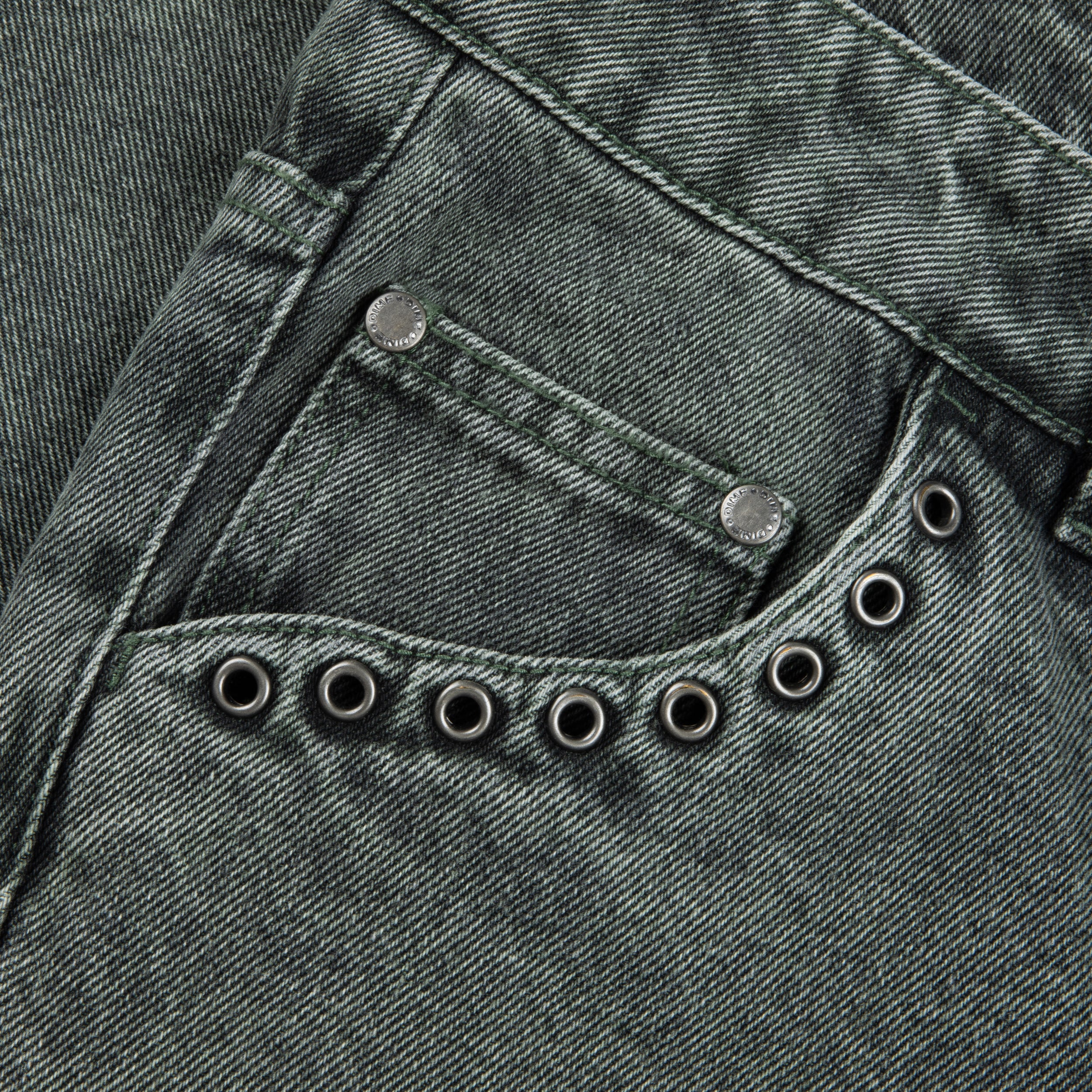 Dime Classic Relaxed Denim Pants Faded Green – Eastern Boarder