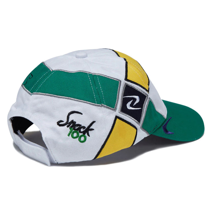 Snack Circuit Panel Hat White/Green/Yellow