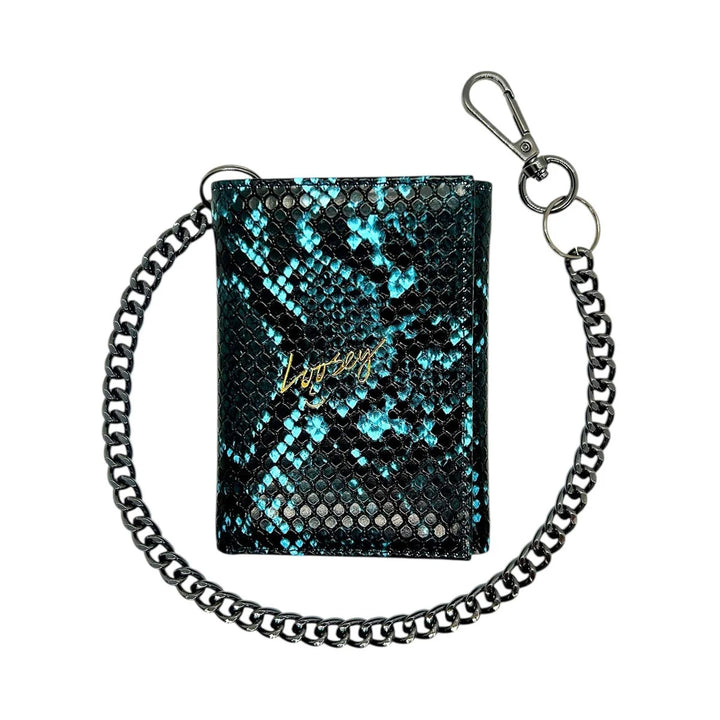 Loosey Blue Snake Chain Wallet