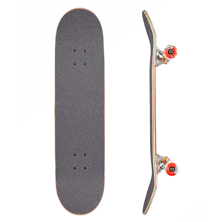 Baker Brand Logo White/Red Complete 8.0"