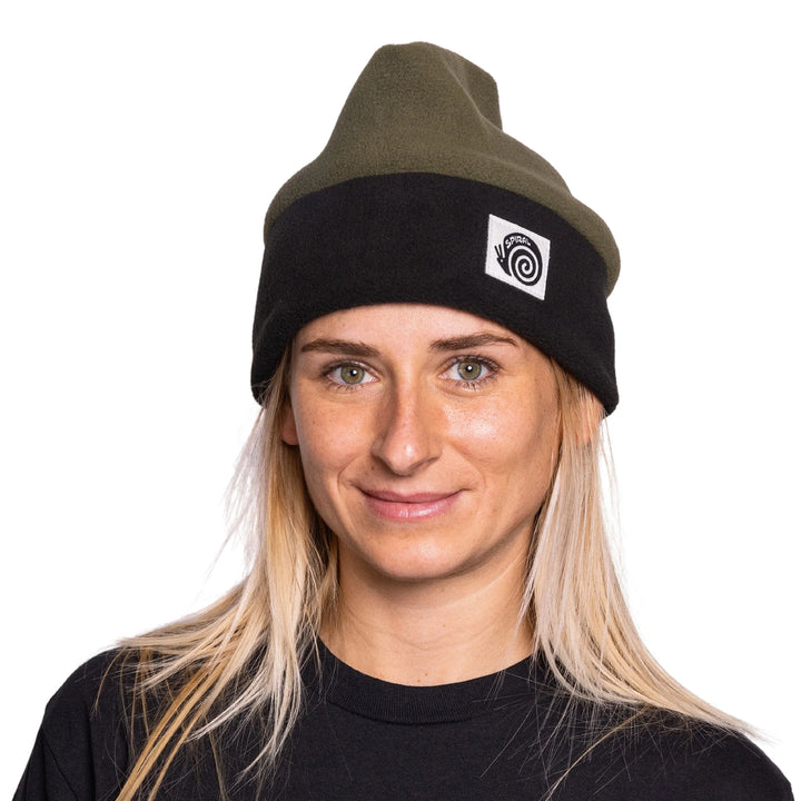 Spiral Wax Co. Baker Fleece Beanie Olive