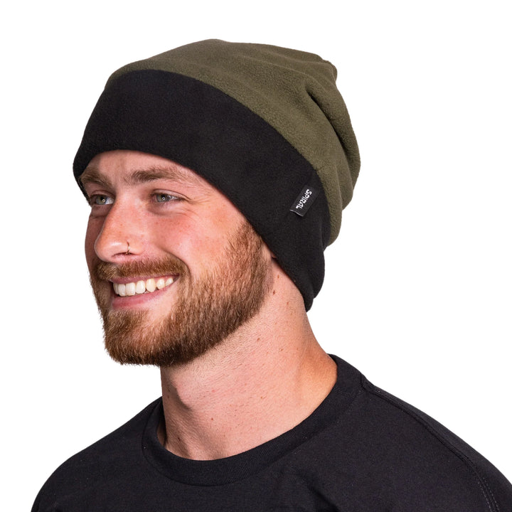 Spiral Wax Co. Baker Fleece Beanie Olive