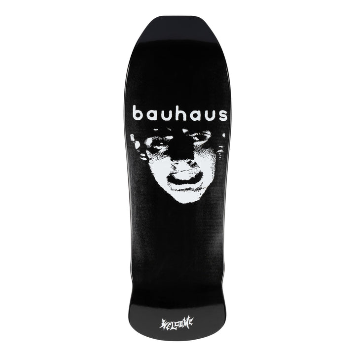 Welcome x Bauhaus Mask On Early Grab Black Dip Deck 10.0"