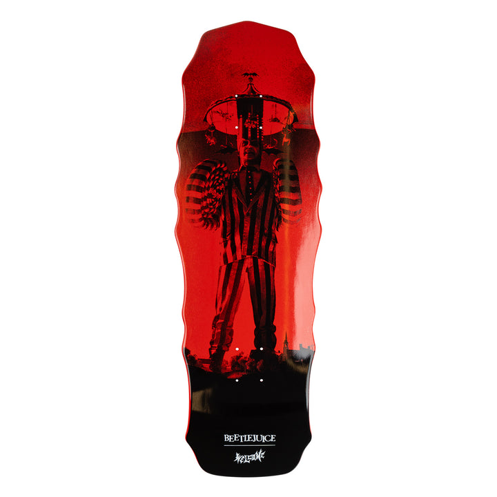 Welcome Beetlejuice Carousel on Widow Red Dip Deck 10.0"