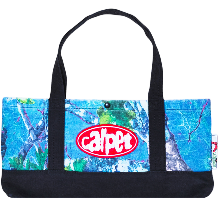 Carpet Company Camo Tote - Blue