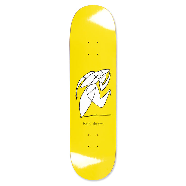 Polar Skate Co. Roman Gonzalez Stay in Motion Yellow Deck 8.375"