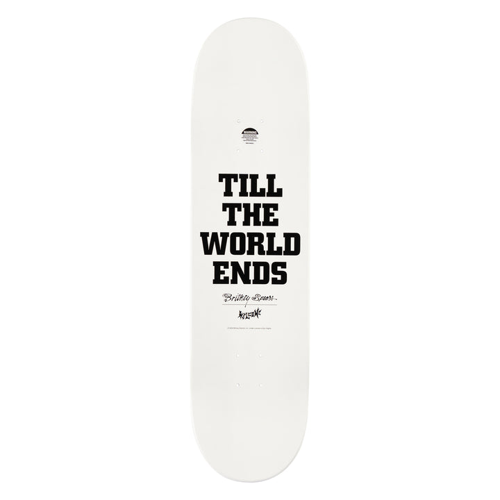 Welcome x Britney Spears World Deck 8.5" (White Dip)