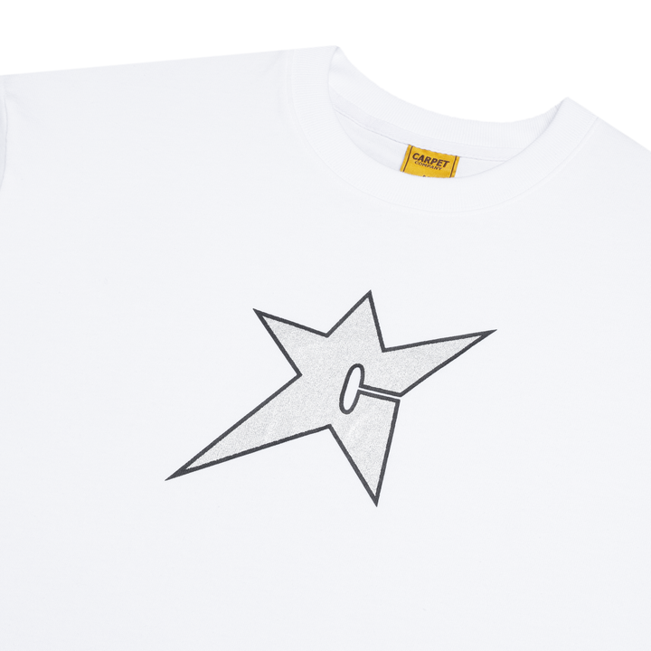 Carpet C-Star Metallic Tee - White