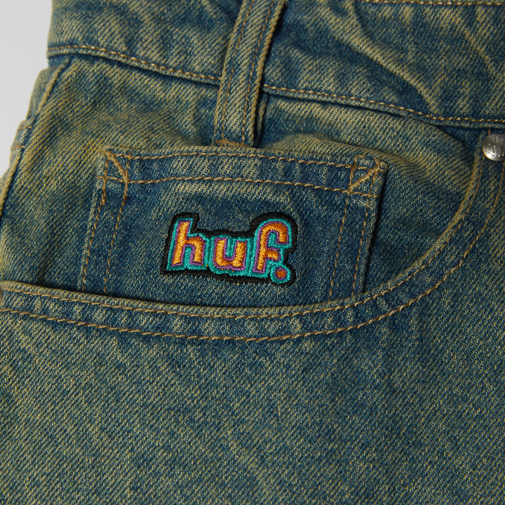 Huf Cromer Washed Pant - Indigo Earth