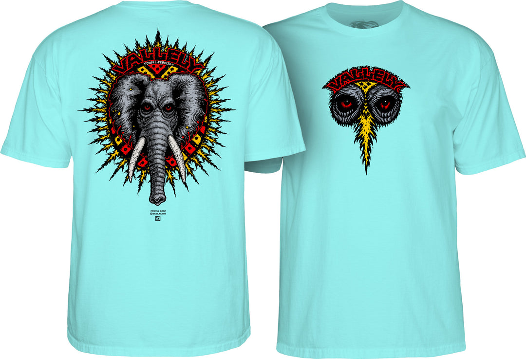 Powell Peralta Mike Vallely Elephant T-Shirt Celadon