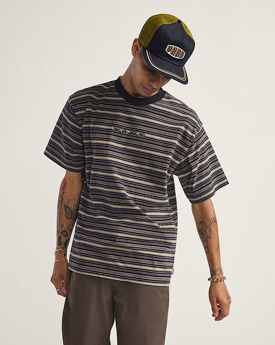 Vans Cameron Stripe Shirt Walnut Brown