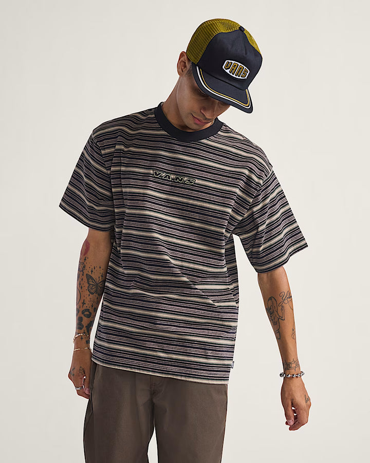 Vans Cameron Stripe Shirt Walnut Brown