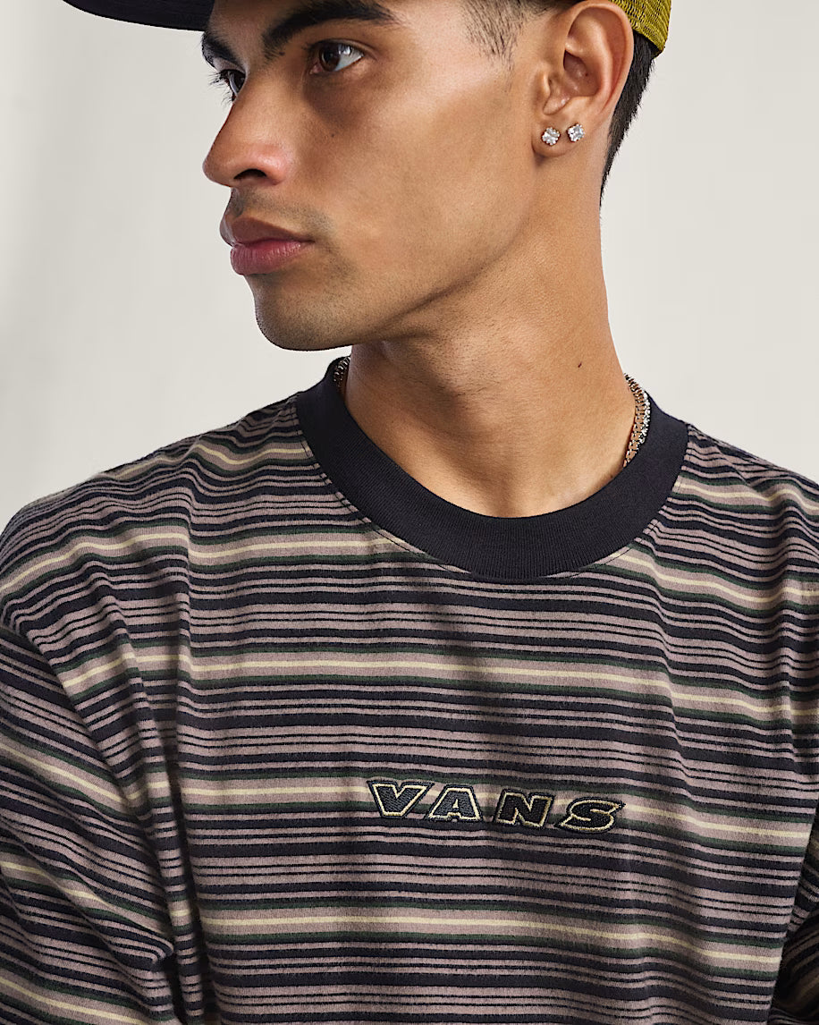 Vans Cameron Stripe Shirt Walnut Brown