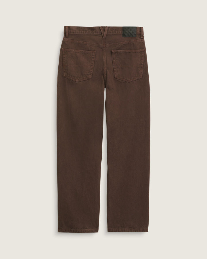 Vans Check-5 Loose Denim Pants (Dark Brown)