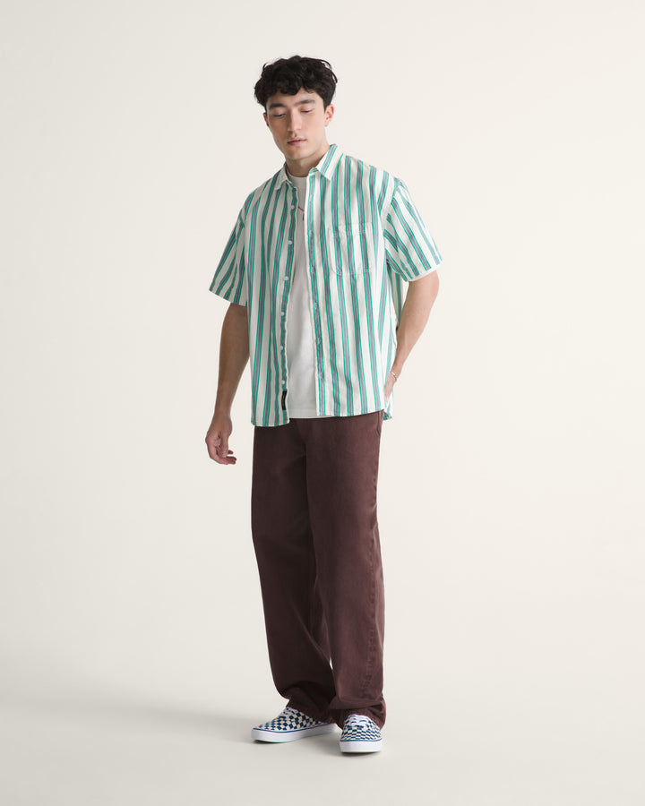 Vans Check-5 Loose Denim Pants (Dark Brown)