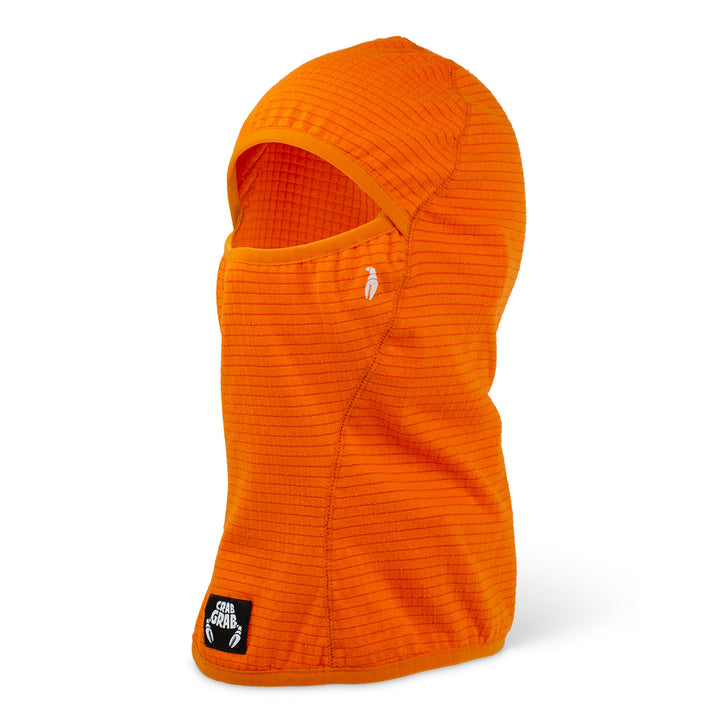 Crab Grab Clawva Waffle Fleece Mask Orange
